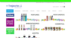 Desktop Screenshot of masfragancias.com