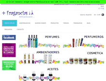 Tablet Screenshot of masfragancias.com